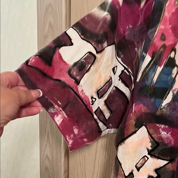 Abstract Patterned Maxi Dress - Picture 3 of 12